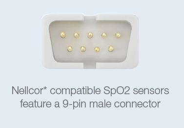 SPO2-Schaumstoffsensor für die Pädiatrie (Nellcor-kompatibel) 3312-F