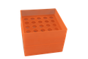 Aufbewahrungsbox für 15 ml-Röhrchen, 5 x 5 Plätze, orange - Art. Nr. 21922