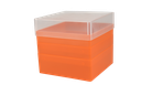 Aufbewahrungsbox für 50 ml-Röhrchen, 3 x 3 Plätze, orange - Art. Nr. 21909