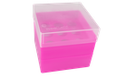 Aufbewahrungsbox für 50 ml-Röhrchen, 3 x 3 Plätze, pink - Art. Nr. 21925
