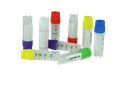 Cryomaster® Kryoröhrchen mit Aussengewinde, 2.0 ml, Standring, 1D-Barcode, rot - Art. Nr. 46101