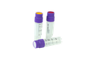 Cryomaster® Kryoröhrchen mit Aussengewinde, 2.0 ml, Standring, 1D-Barcode, violett - Art. Nr. 46105