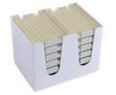 Moonlab® Nachfüllpipettenspitzen im Rack, 0.2-10 µl (graduiert), klar, PP, 12 Ra - Art. Nr. 40024