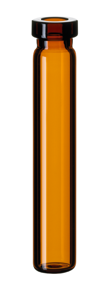neochrom® Rollrand-Mikroflaschen 0,7 ml Braunglas, 40 x 7 mm, 1. hydrol. Klasse - Art. Nr. 70602