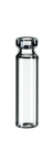 neochrom® Rollrandflaschen 0,8 ml Klarglas, 30 x 8,2 mm, flacher Boden, 100 St - Art. Nr. 70600