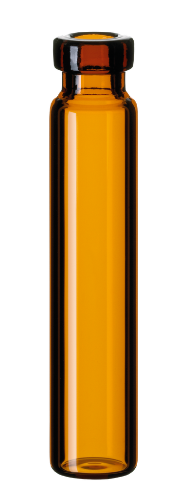 neochrom® Rollrandflaschen 1,2 ml Braunglas 40 x 8,2 mm, 1. hydr. Klasse, 100 S - Art. Nr. 70606