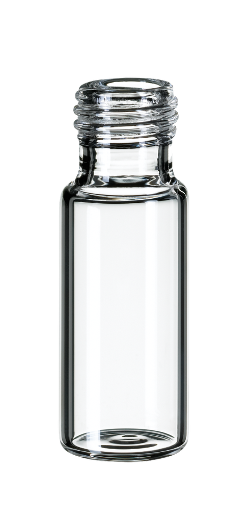 neochrom® Kurzgewindeflaschen ND9, 1,5 ml Klarglas, silanisiert, weite Öffnung, - Art. Nr. 70674