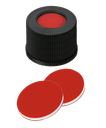 neochrom® Schraubverschlüsse PP, ND10 mit Loch, Septum Silikon weiss/PTFE rot, 1 - Art. Nr. 70731