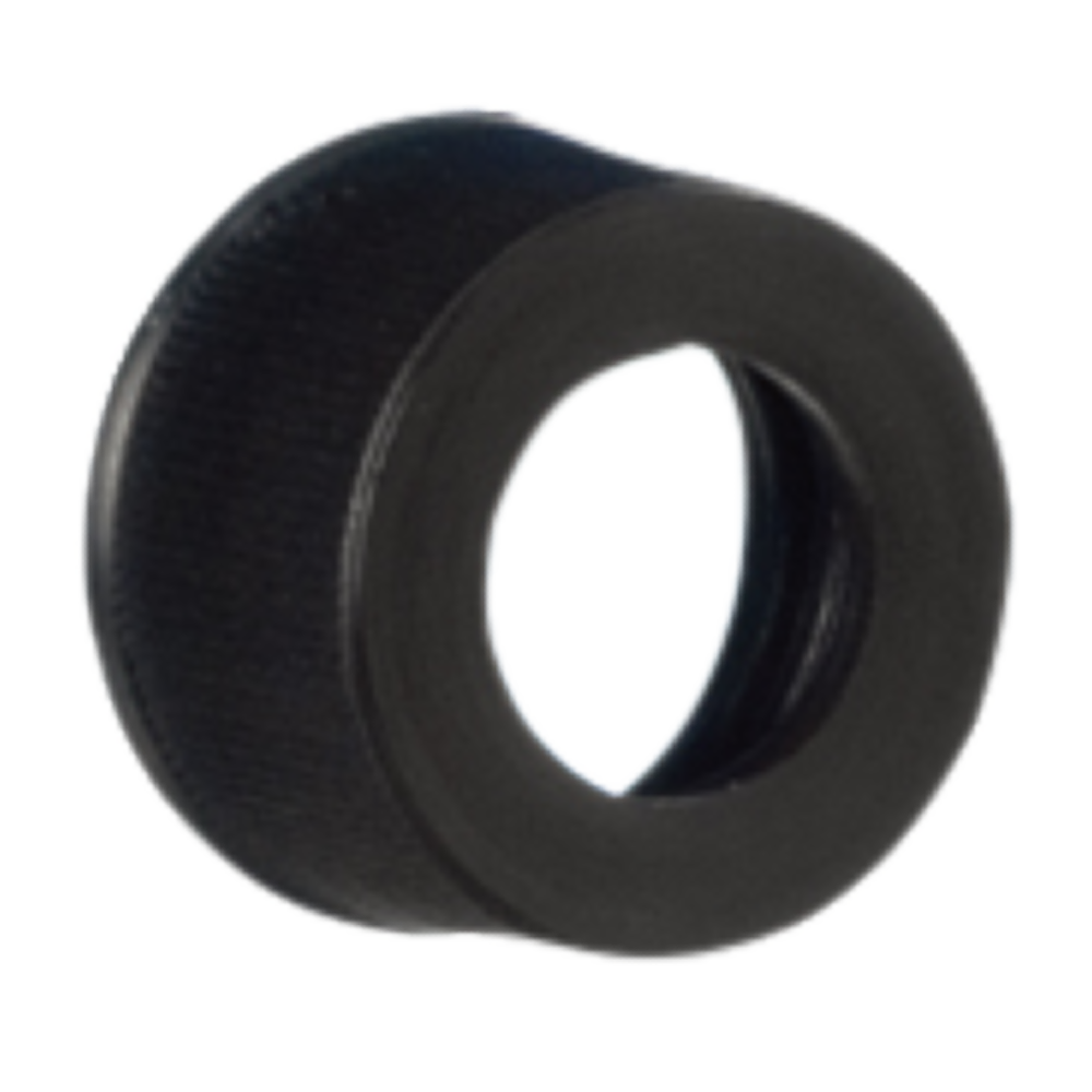 neochrom® Schraubkappe PP schwarz, ND10 m. Loch 7 mm, 100 Stck./Pack - Art. Nr. 70733