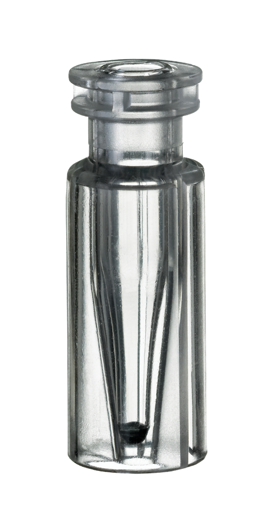 neochrom® TopSert Schnappringflasche ND11, 0,2 ml, TPX, mit Glas-Mikroeinsatz, - Art. Nr. 70627