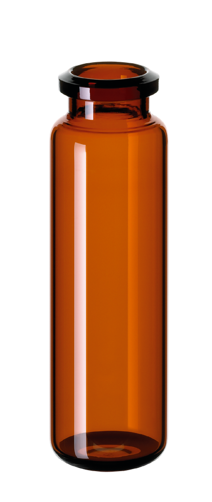 neochrom® ND20 Headspace Flaschen, 20 ml Braunglas, 75,5 x 23 mm, für PerkinElmer - Art. Nr. 70797