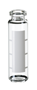 neochrom® ND20 Headspace Flaschen, 20 ml Klarglas, 75,5 x 23 mm, Schriftfeld un - Art. Nr. 70794
