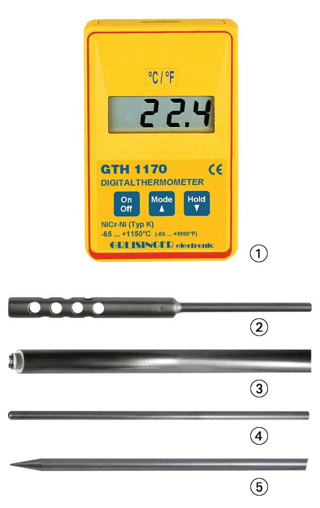 Digital-Sekunden-Thermometer, ohne Fühler - Art. Nr. 41252