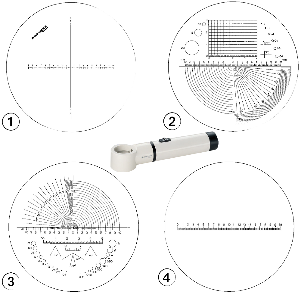 Skalenlupe, Vergrösserung 10x - Art. Nr. 29521