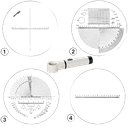 Skalenlupe, Vergrösserung 10x - Art. Nr. 29521
