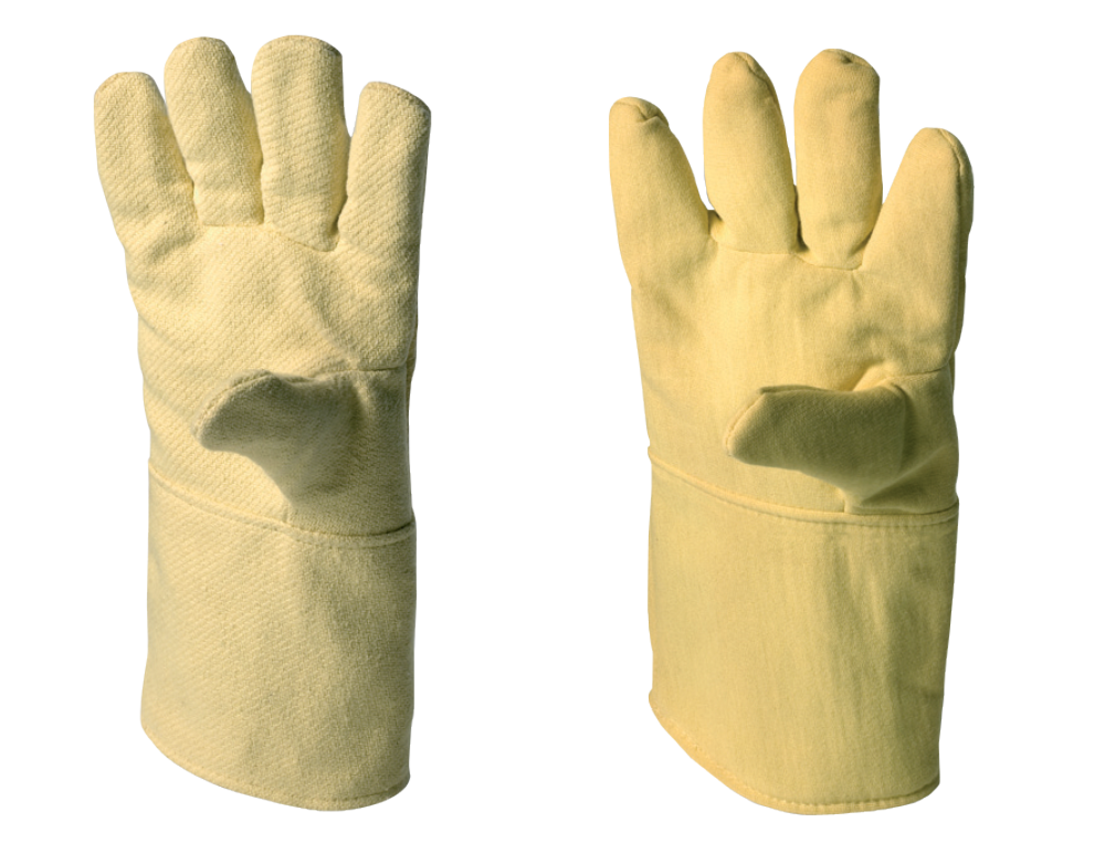 3-Finger-Hitzeschutzhandschuhe, Aramid, bis 350°C, 40 cm lang, Paar - Art. Nr. 84007