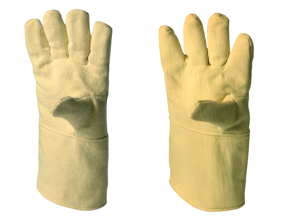 5-Finger-Hitzeschutzhandschuhe mit Baumwollisolierung, Aramid, bis 350°C, - Art. Nr. 84008