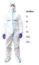 Chemikalienschutzanzüge, EN14605, Grösse M, inklusive Überschuhe - Art. Nr. 20731