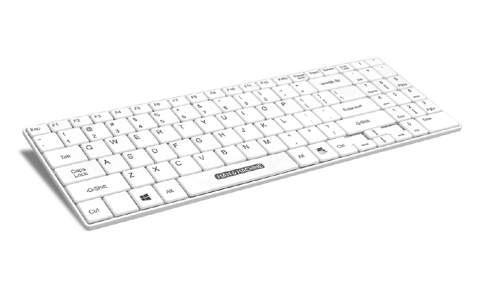Hygienetastatur, Tastatur mit Ziffernblock, 34,5 cm, IP 65 - Art. Nr. 10110