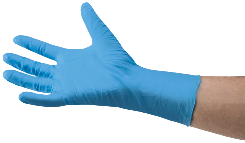 Nitril-Handschuhe, extra stark, Gr. M, 50 Stk./Pack - Art. Nr. 18121