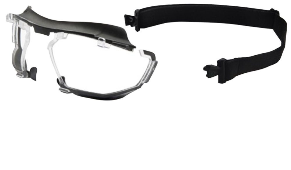 Set  Elastikband und Gummiumrandung  UV Schutzbril
