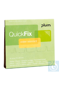 QuickFix Nachfüllpack 45 wasserfesten Pflasterstrips - Art. Nr. 20315