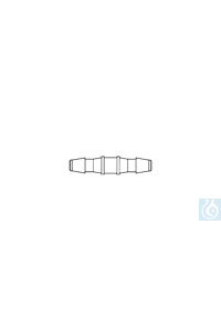 Verbindungsstück gerade, PP, beidseitig für 2,4-3,4 mm, 10 Stck./Pack - Art. Nr. 20951