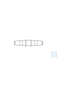 Verbindungsstück gerade, PP, beidseitig für 3,2-4,2 mm, 10 Stck./Pack - Art. Nr. 20952