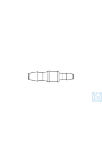 Übergangsstück (PP) gerade  2,4-3,4 mm/3,2-4,2 mm 