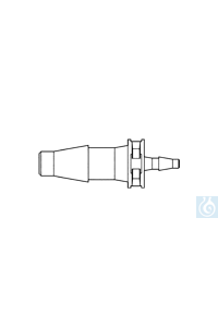 Übergangsstück (PP) gerade, f. 1,6-2,6 mm/4,8-5,8 mm, 10 Stck./Pack - Art. Nr. 20963