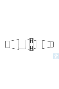 Übergangsstück (PP) gerade, f. 4,0-5,0 mm/4,8-5,8 mm, 10 Stck./Pack - Art. Nr. 20966