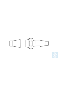 Übergangsstück (PP) gerade  3,2-4,2 mm/4,0-5,0 mm 