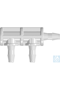 3-fach Verbinder  Schlauch-Innen-Ø 1,5 mm 10 Stck.