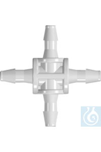Kreuzverbinder f. Schlauch-Innen-Ø 1,5 mm, 10 Stck./Pack - Art. Nr. 20986
