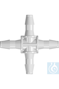Kreuzverbinder f. Schlauch-Innen-Ø 2,25 mm, 10 Stck./Pack - Art. Nr. 20987