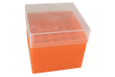 [21922] Aufbewahrungsbox für 15 ml-Röhrchen, 5 x 5 Plätze, orange - Art. Nr. 21922