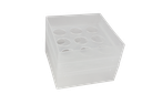 [21923] Aufbewahrungsbox für 50 ml-Röhrchen, 3 x 3 Plätze, transparent - Art. Nr. 21923