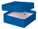 Kryo-Aufbewahrungsbox economy, blau, 133x133x50 mm - Art. Nr. 22672