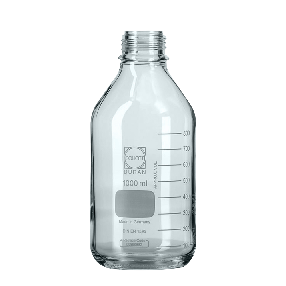 Duran® pressure plus Laborflasche mit DIN-Gewinde GL 45, 1000 ml Vak./Druck-Gepr - Art. Nr. 23050