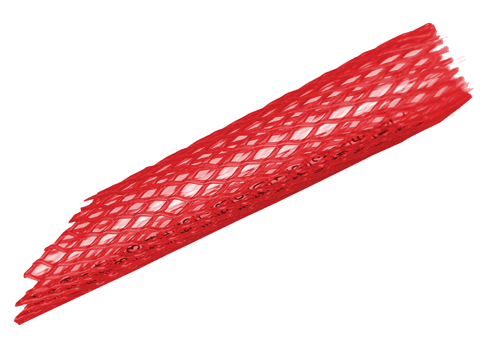 Sicherheitsnetz rot, für DM 6-15 mm, 5 Meter - Art. Nr. 23090