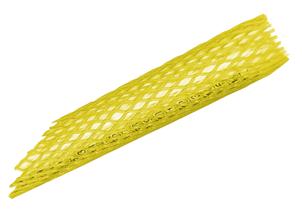 Sicherheitsnetz gelb, für DM 20-40 mm, 5 Meter - Art. Nr. 23092