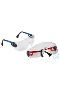UV-Schutzbrille extrem leicht Bügel blau/schwarz