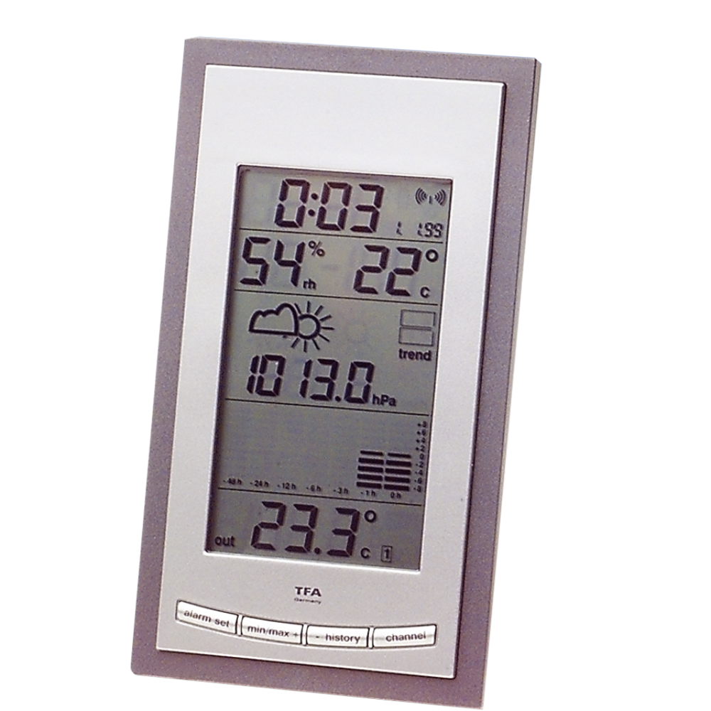 Funk-Wetterstation mit Barometer - Art. Nr. 25217