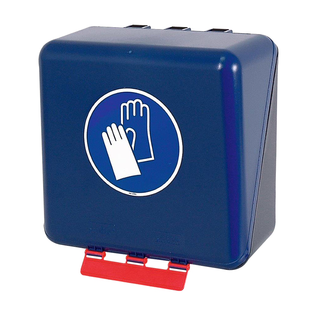 Aufbewahrungsbox  Handschuhe blau midi