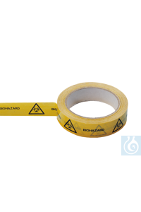 Biohazard-Klebeband 25 mm breit 66 m/Rolle