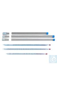 Thermometer ohne Quecksilber, -10° bis +250°C, 30 cm lang, blaue Füllung - Art. Nr. 29803
