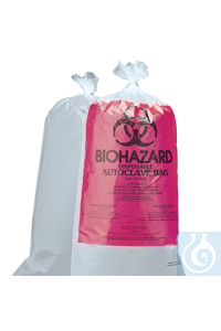 Biohazard-Entsorgungsbeutel 30 x 61 cm, PP, 100 St./Pack - Art. Nr. 31042