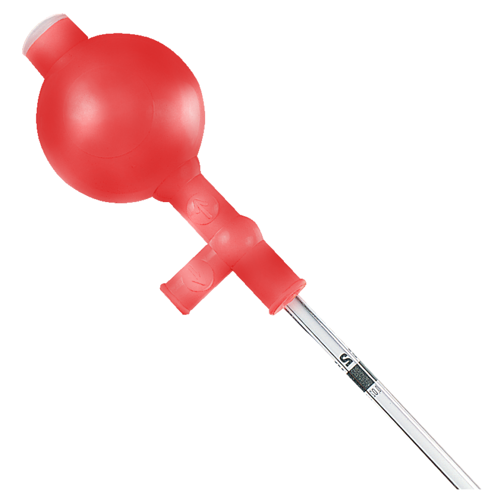 Sicherheits-Pipettierball Flip, rot - Art. Nr. 31105