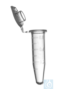 PCR-Tubes 0,5 ml flacher Deckel klar 1000 St.