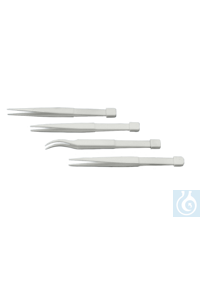 Keramik-Pinzette gerade 125 mm Breite 1 mm  Zahnun